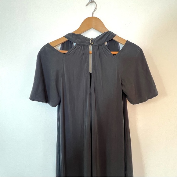 Anthropologie Maeve Georgina Streamlined Silhouette Pockets Midi Dress Sz S - Picture 11 of 15